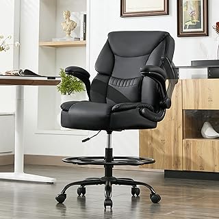 Ergonomic High-Back Drafting Chair