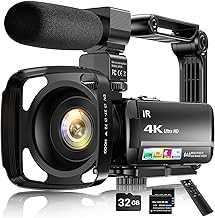 4K 64MP Vlogging Camcorder Kit