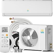 12000 Mini Split AC/Heating System - 19 SEER2 Mini Split AC Unit Inverter Heating and Cooling, 115v Energy Efficient Ductless Air Conditioner Up to 750sq.ft, 24H Timer, Installation Kit