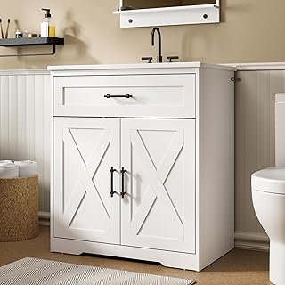 Amada 30? Farmhouse Bathroom Vanity
