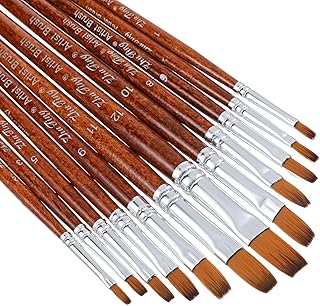 12PCS Artist Watercolor Brushes