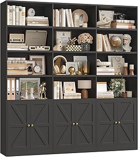 FACBOTALL Triple Wide Bookshelf
