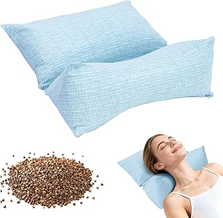 Vocheer Adjustable Buckwheat Hull Pillow