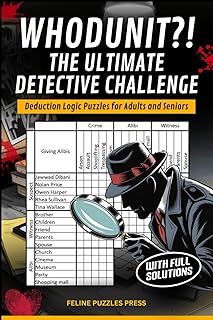 Whodunit Detective Logic Puzzles