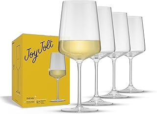 JoyJolt Sidney Crystal Wine Glasses