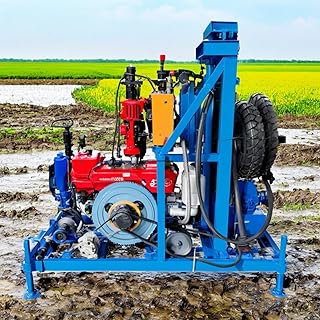 120m 150m 200m Deep Drilling Rig Small Hydraulic Water Well Drilling Rig Industrial Grade Drilling Equipment with Matching Accessories Suitable for Agricultural, Industrial and Domestic Water Use